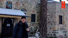 Reporter "Novosti" u manastiru Svetog kralja Milutina na planini Ljulin kraj Sofije