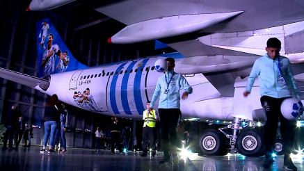 SPECIJALNIM AVIONOM DO KATARA: Pogledajte kako izgleda avion za argentinske navijače