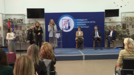 Ana Brnabić na promociji aplikacije za gluvoneme i nagluve osobe
