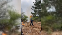 VANREDNA SITUACIJA: Borba sa vatrom na teritoriji Trgovišta još uvek traje