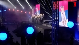 Himna Srbije kojom je završena svečanost otvaranja Evropskog bokserskog prvenstva u Beogradu