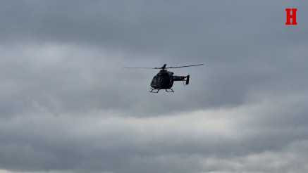 MOĆAN PRIKAZ SRPSKE VOJSKE: Helikopteri nadleću poligon 