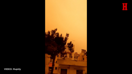 MARS NA ZEMLJI: Pogledajte kako izgleda Atina posle saharske oluje