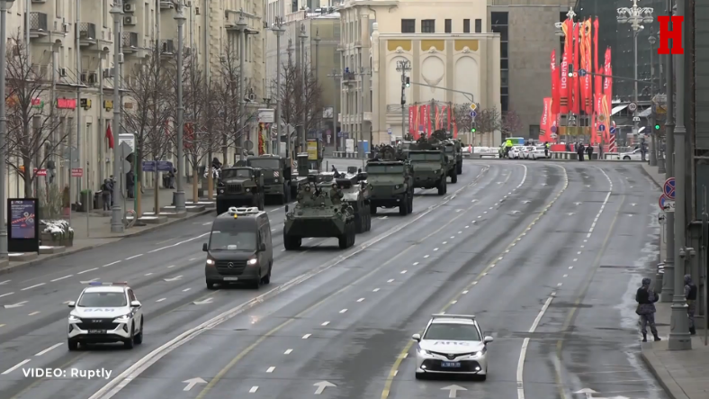 PRIPREMA PARADE U MOSKVI: Vojna vozila tutnje ulicama grada