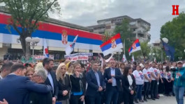 VIJORE SE TROBOJKE: Lazarevac spreman za doček predsednika Vučića